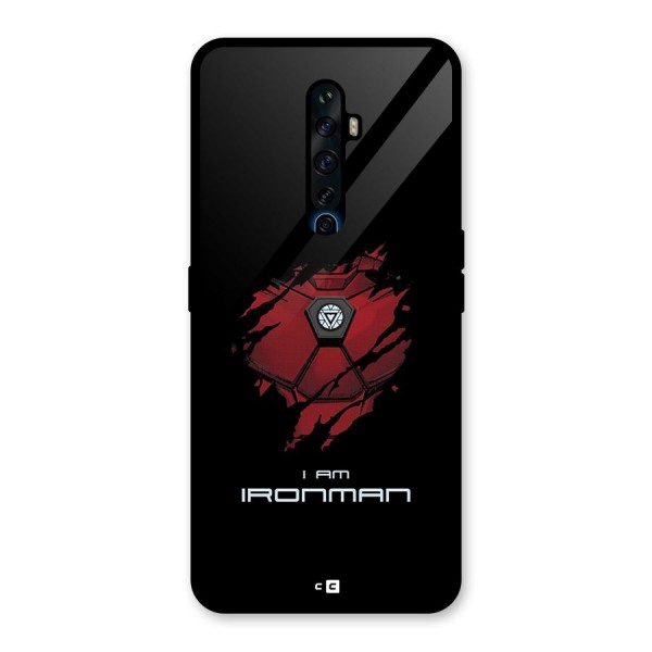 I Am Ironman Glass Back Case for Oppo Reno2 F