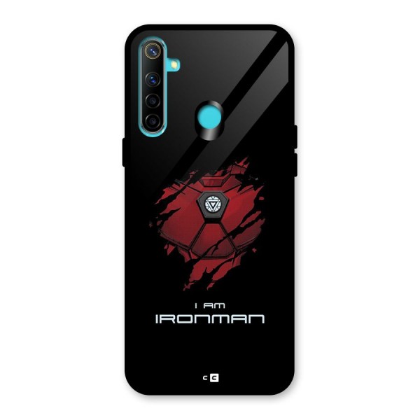 I Am Ironman Glass Back Case for Realme 5