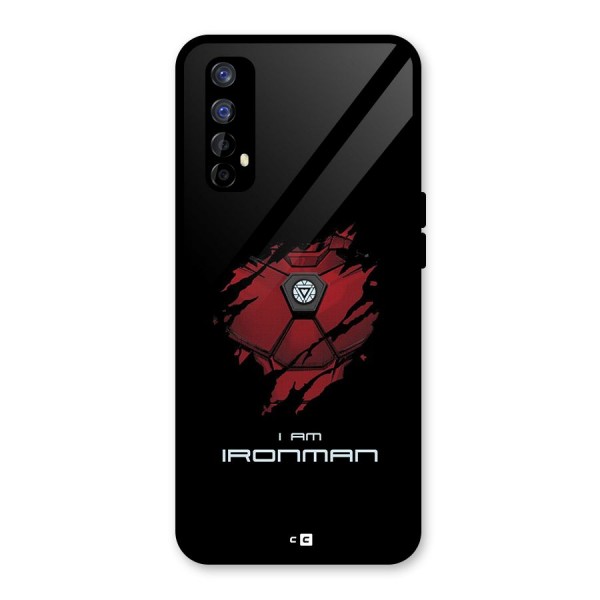 I Am Ironman Glass Back Case for Realme 7