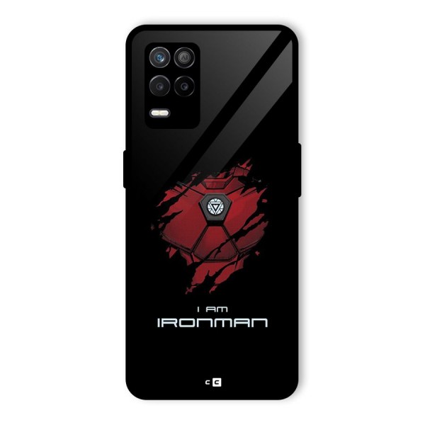 I Am Ironman Glass Back Case for Realme 8 5G