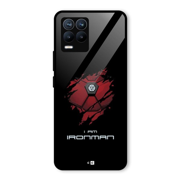 I Am Ironman Glass Back Case for Realme 8 Pro