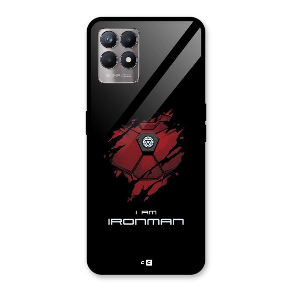 I Am Ironman Glass Back Case for Realme 8i