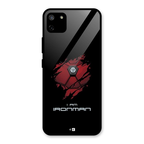 I Am Ironman Glass Back Case for Realme C11