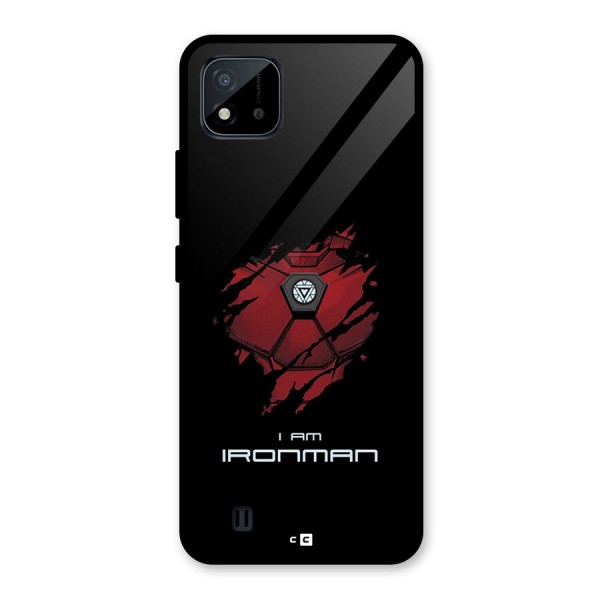 I Am Ironman Glass Back Case for Realme C11 2021