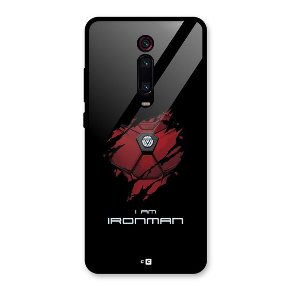 I Am Ironman Glass Back Case for Redmi K20