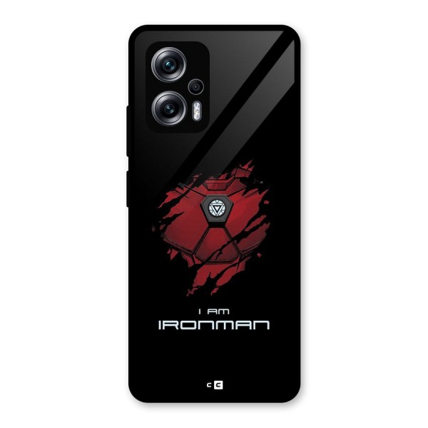 I Am Ironman Glass Back Case for Redmi K50i