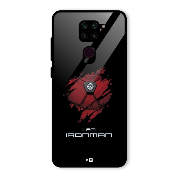 I Am Ironman Glass Back Case for Redmi Note 9