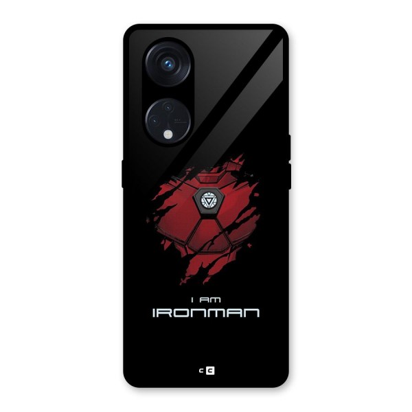 I Am Ironman Glass Back Case for Reno8 T 5G