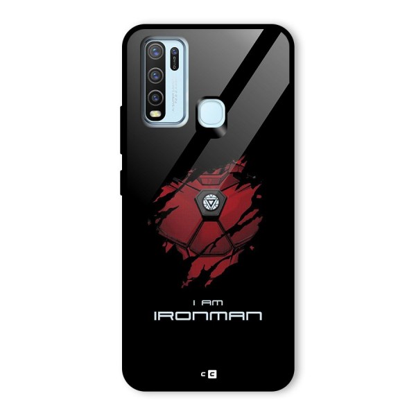 I Am Ironman Glass Back Case for Vivo Y50