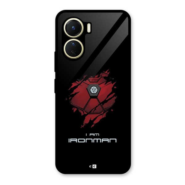 I Am Ironman Glass Back Case for Vivo Y56