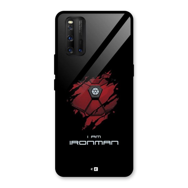 I Am Ironman Glass Back Case for Vivo iQOO 3