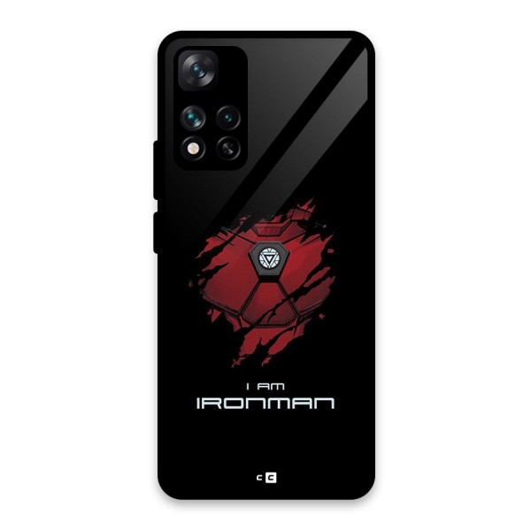 I Am Ironman Glass Back Case for Xiaomi 11i 5G