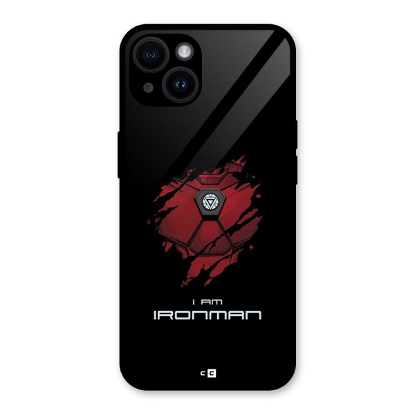 I Am Ironman Glass Back Case for iPhone 14