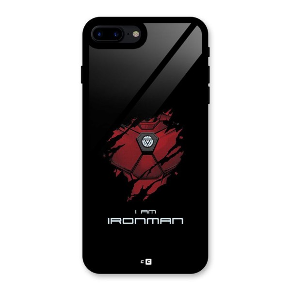 I Am Ironman Glass Back Case for iPhone 7 Plus