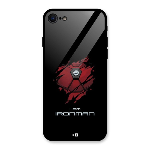 I Am Ironman Glass Back Case for iPhone 8