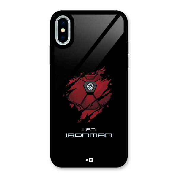 I Am Ironman Glass Back Case for iPhone X