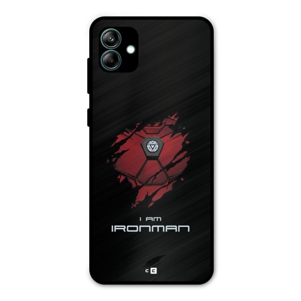 I Am Ironman Metal Back Case for Galaxy A04