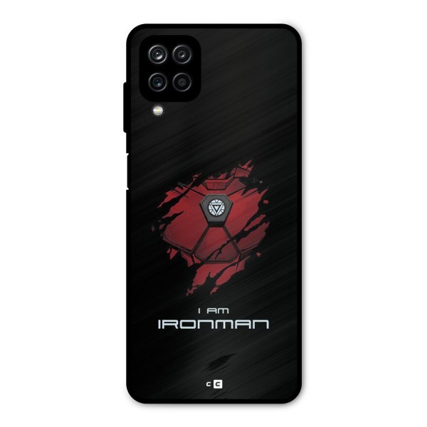 I Am Ironman Metal Back Case for Galaxy A12