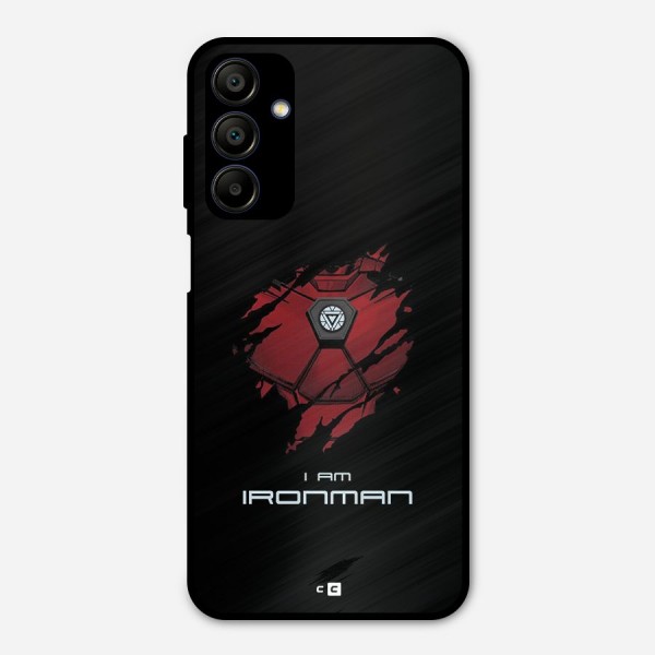 I Am Ironman Metal Back Case for Galaxy A15 5G