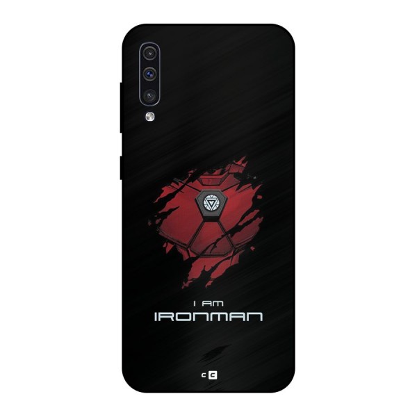 I Am Ironman Metal Back Case for Galaxy A50