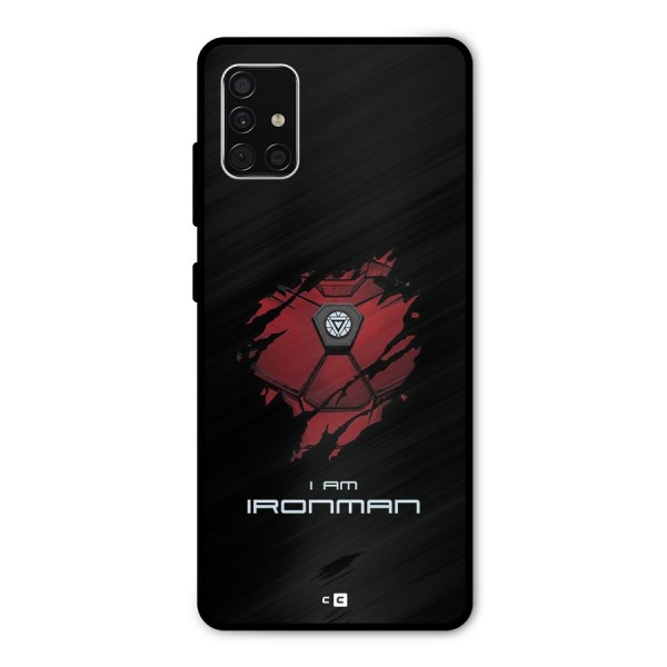 I Am Ironman Metal Back Case for Galaxy A51