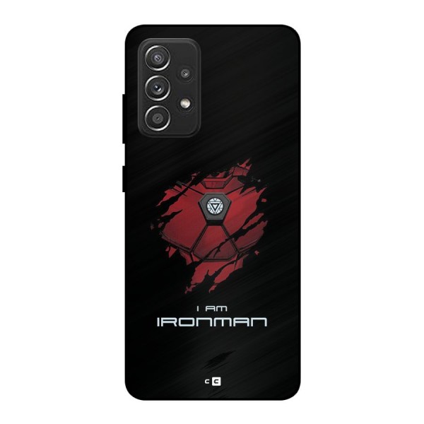 I Am Ironman Metal Back Case for Galaxy A52