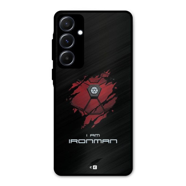 I Am Ironman Metal Back Case for Galaxy A55