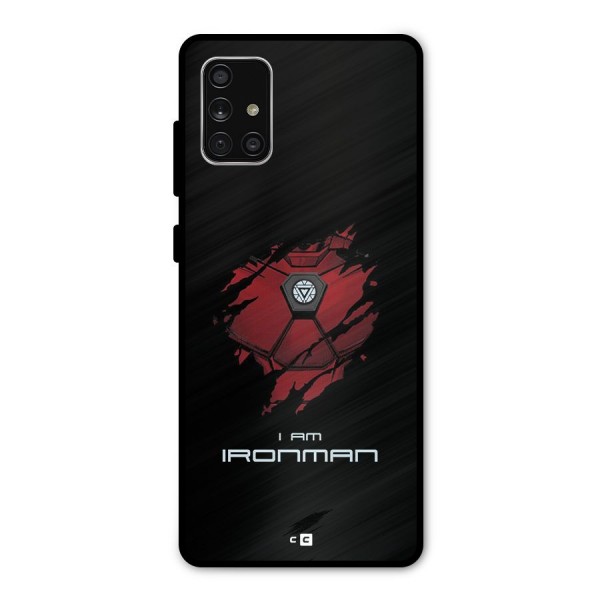 I Am Ironman Metal Back Case for Galaxy A71