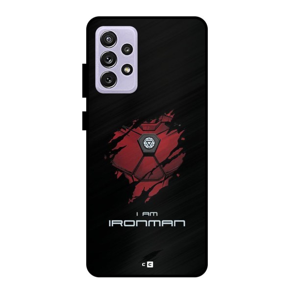 I Am Ironman Metal Back Case for Galaxy A72