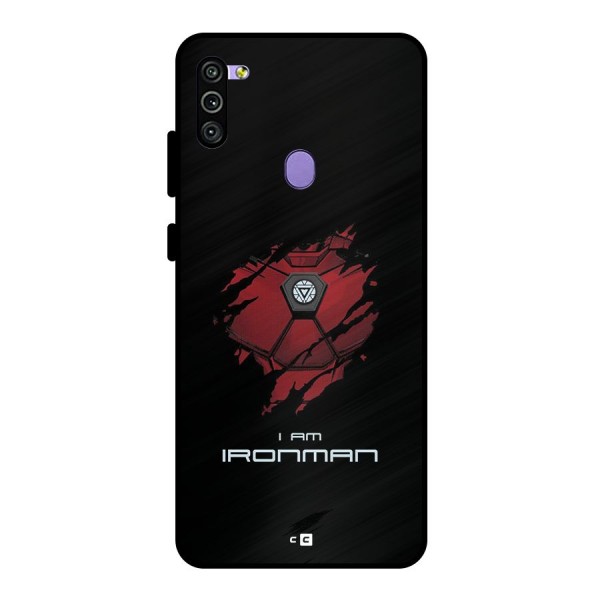 I Am Ironman Metal Back Case for Galaxy M11