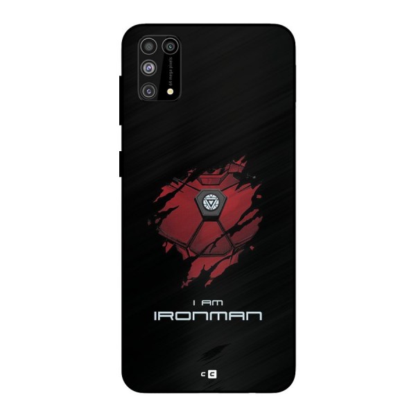 I Am Ironman Metal Back Case for Galaxy M31