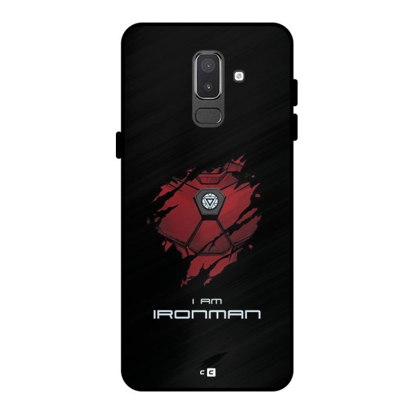 I Am Ironman Metal Back Case for Galaxy On8 (2018)