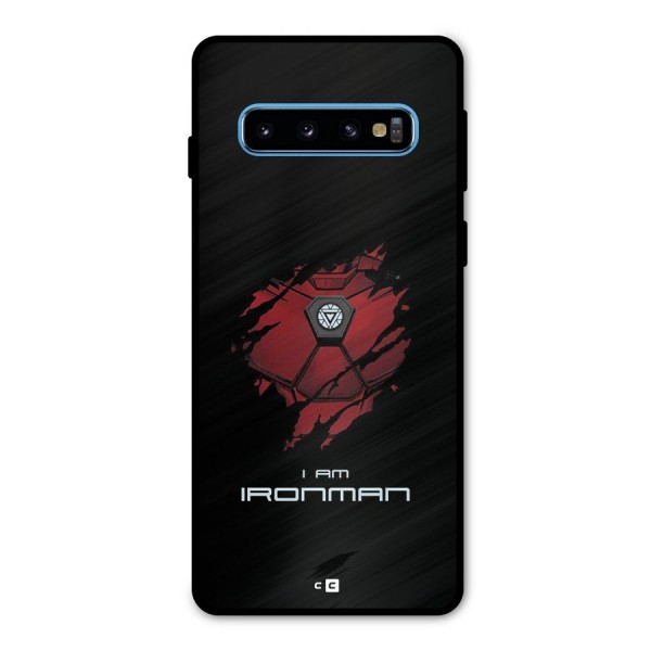 I Am Ironman Metal Back Case for Galaxy S10