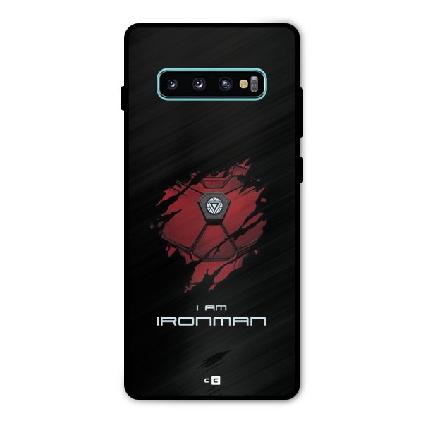 I Am Ironman Metal Back Case for Galaxy S10 Plus