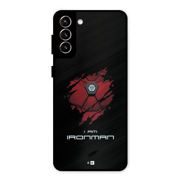 I Am Ironman Metal Back Case for Galaxy S21 Plus