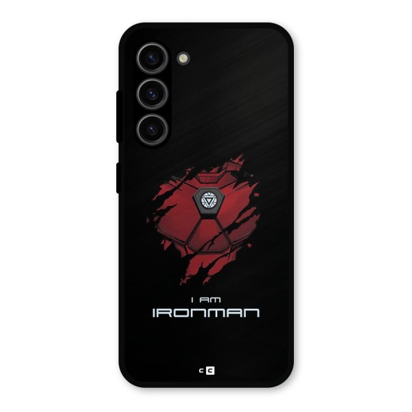 I Am Ironman Metal Back Case for Galaxy S23