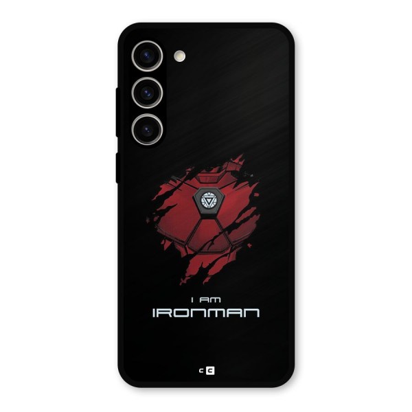 I Am Ironman Metal Back Case for Galaxy S23 Plus