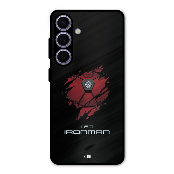 I Am Ironman Metal Back Case for Galaxy S24