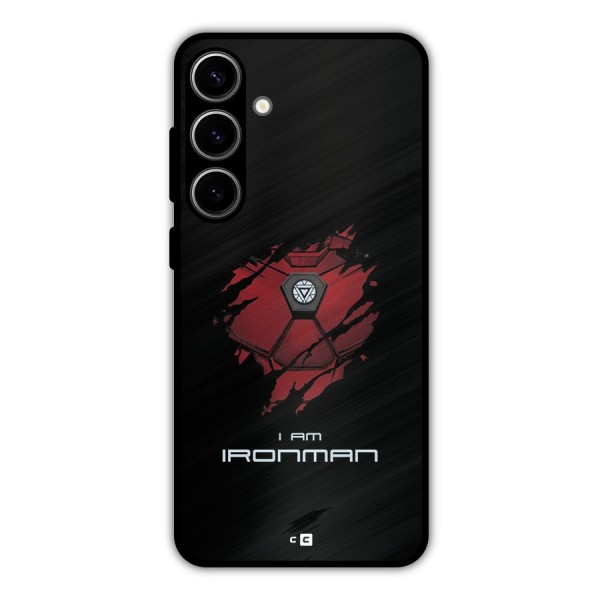 I Am Ironman Metal Back Case for Galaxy S24 Plus