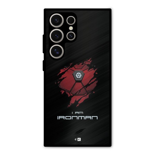 I Am Ironman Metal Back Case for Galaxy S24 Ultra