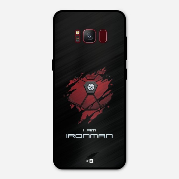 I Am Ironman Metal Back Case for Galaxy S8