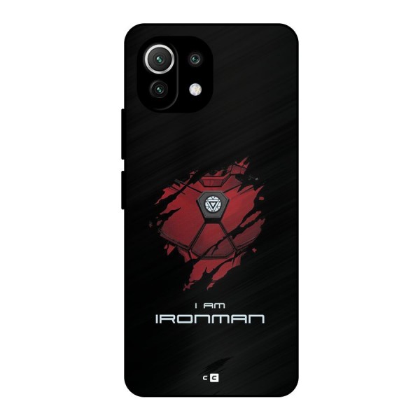 I Am Ironman Metal Back Case for Mi 11 Lite