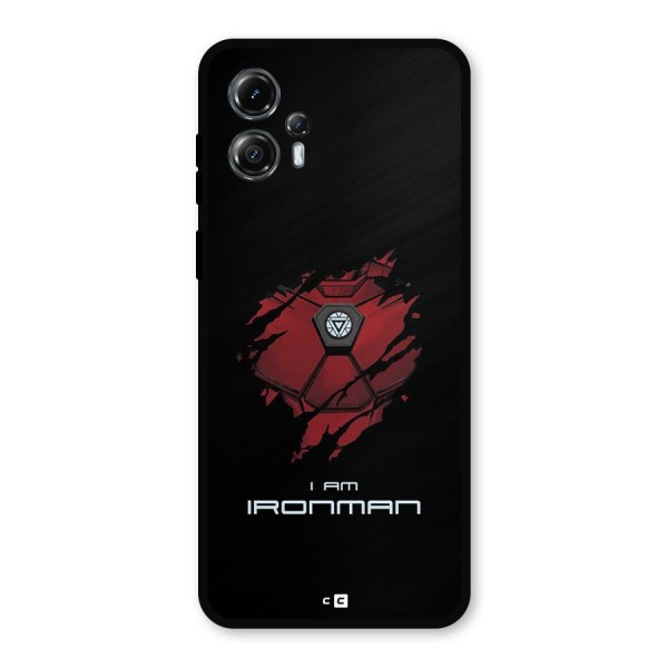 I Am Ironman Metal Back Case for Moto G13