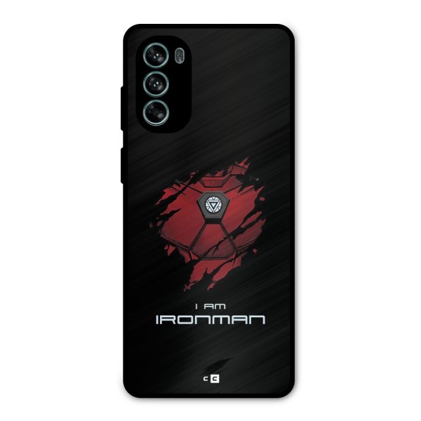 I Am Ironman Metal Back Case for Moto G62