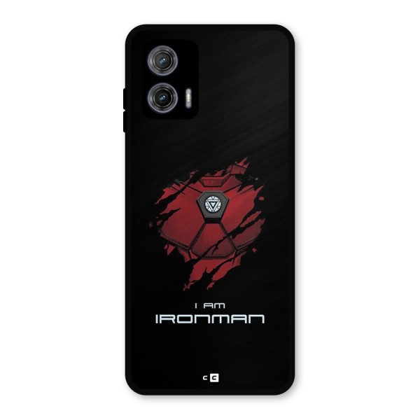 I Am Ironman Metal Back Case for Moto G73