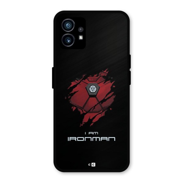 I Am Ironman Metal Back Case for Nothing Phone 1