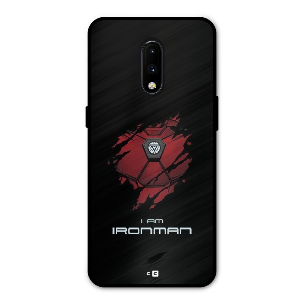 I Am Ironman Metal Back Case for OnePlus 7