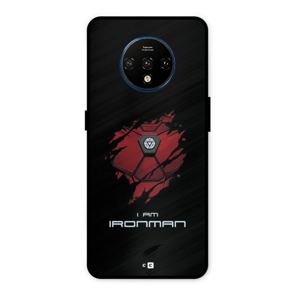 I Am Ironman Metal Back Case for OnePlus 7T