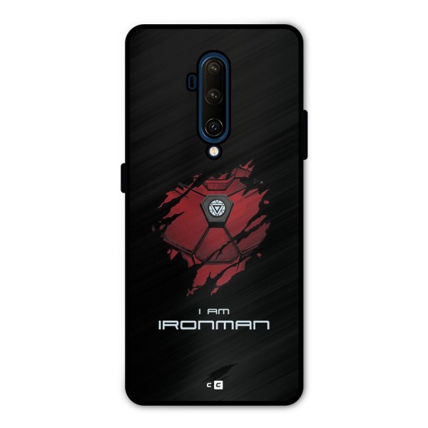 I Am Ironman Metal Back Case for OnePlus 7T Pro