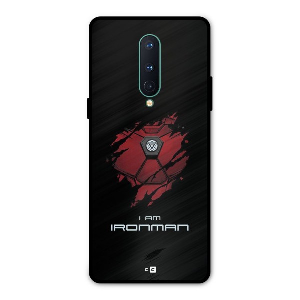 I Am Ironman Metal Back Case for OnePlus 8